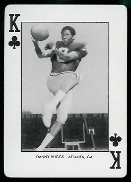 Danny Buggs 1974 West Virginia playing card