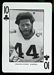1974 West Virginia Playing Cards Dwayne Woods football card