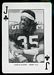 1974 West Virginia Playing Cards Marcus Mauney football card