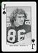 1974 West Virginia Playing Cards Bernie Kirchner football card