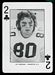 1974 West Virginia Playing Cards Jay Sheehan football card
