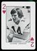 1974 West Virginia Playing Cards football card #2H: Tommy Bowden