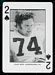 1974 West Virginia Playing Cards Chuck Smith football card