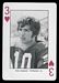 1974 West Virginia Playing Cards Tom Loadman football card