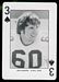 1974 West Virginia Playing Cards Bob Kaminski football card