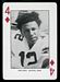 1974 West Virginia Playing Cards Kirk Lewis football card