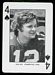1974 West Virginia Playing Cards Emil Ros football card