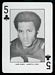 1974 West Virginia Playing Cards Mark Burke football card