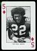 1974 West Virginia Playing Cards Rory Fields football card