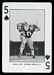 1974 West Virginia Playing Cards Brian Gates football card