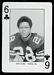 1974 West Virginia Playing Cards John Schell football card