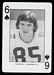 1974 West Virginia Playing Cards Chuck Kelly football card