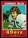 1974 Wonder Bread Forrest Blue football card