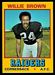 1974 Wonder Bread Willie Brown football card
