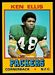 1974 Wonder Bread Ken Ellis football card