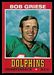 1974 Wonder Bread Bob Griese football card