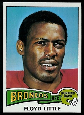 Floyd Little 1975 Topps football card