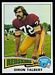 1975 Topps Diron Talbert football card