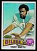 1975 Topps Tody Smith football card