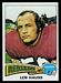 1975 Topps football card #134: Len Hauss