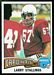 1975 Topps Larry Stallings football card
