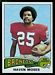 1975 Topps Haven Moses football card