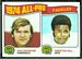 1975 Topps football card #206: 1974 All-Pro Tackles