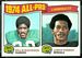 1975 Topps football card #221: 1974 All-Pro Cornerbacks