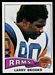 1975 Topps Larry Brooks football card