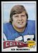 1975 Topps Ken Mendenhall football card