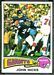 1975 Topps football card #283: John Hicks