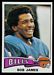 1975 Topps Bob James football card