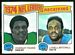 1975 Topps 1974 Receiving Leaders football card