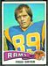 1975 Topps Fred Dryer football card