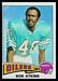 1975 Topps Bob Atkins football card