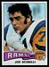 1975 Topps Joe Scibelli football card