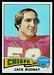 1975 Topps Jack Rudnay football card