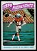 1975 Topps football card #452: 1974 Highlights: Abramowicz catches in 105 consec. games