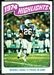 1975 Topps 1974 Highlights: Mitchell grabs 13 passes in game football card
