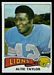 1975 Topps Altie Taylor football card