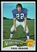1975 Topps football card #496: Paul Krause