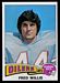 1975 Topps Fred Willis football card