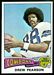 1975 Topps football card #65: Drew Pearson