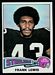 1975 Topps Frank Lewis football card