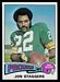 1975 Topps Jon Staggers football card