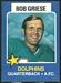 1975 Wonder Bread football card #13: Bob Griese