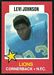 1975 Wonder Bread Levi Johnson football card