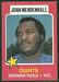 1975 Wonder Bread John Mendenhall football card