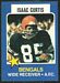 1975 Wonder Bread Isaac Curtis football card