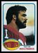 1976 Topps Russ Francis football card